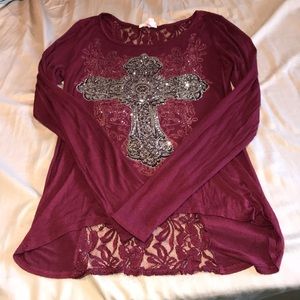 Urban western wear top